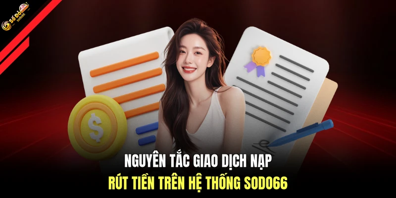 Nguyên tắc giao dịch nạp rút tiền trên hệ thống SODO66