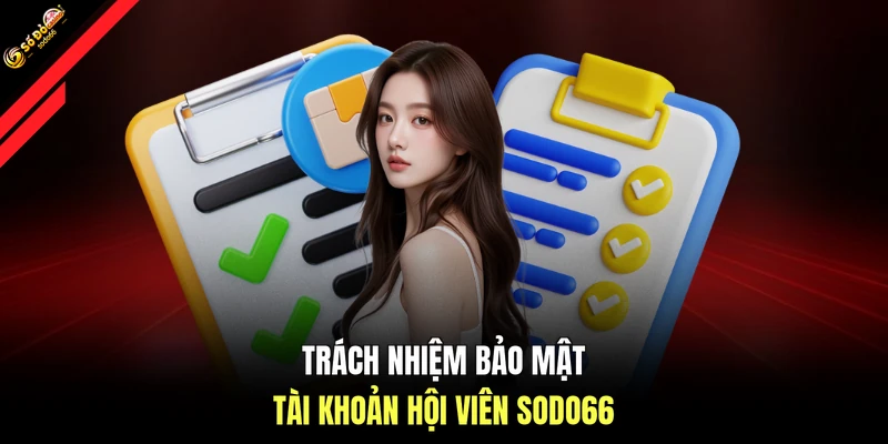 Trách nhiệm bảo mật tài khoản hội viên SODO66